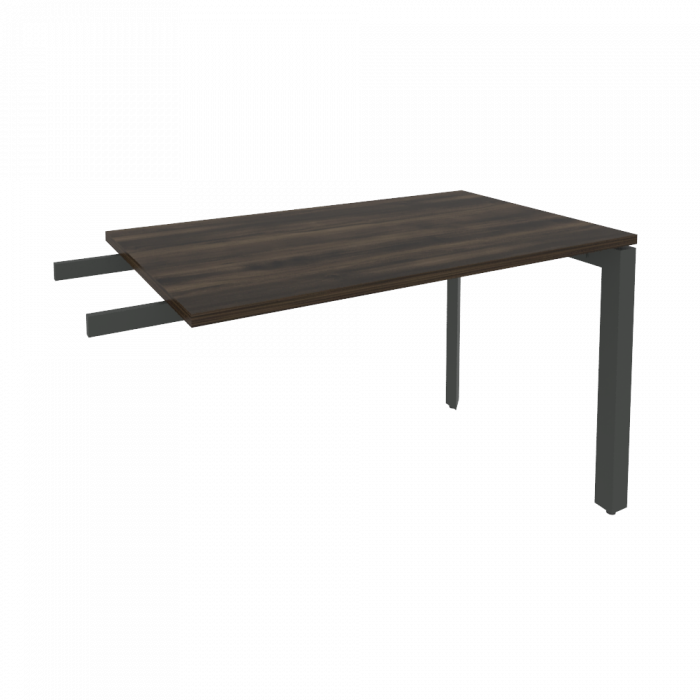 Onix Брифинг-приставка на П-образном м/к O.MP-BR-11 Дуб Мали/Металл Антрацит 1180*720*750