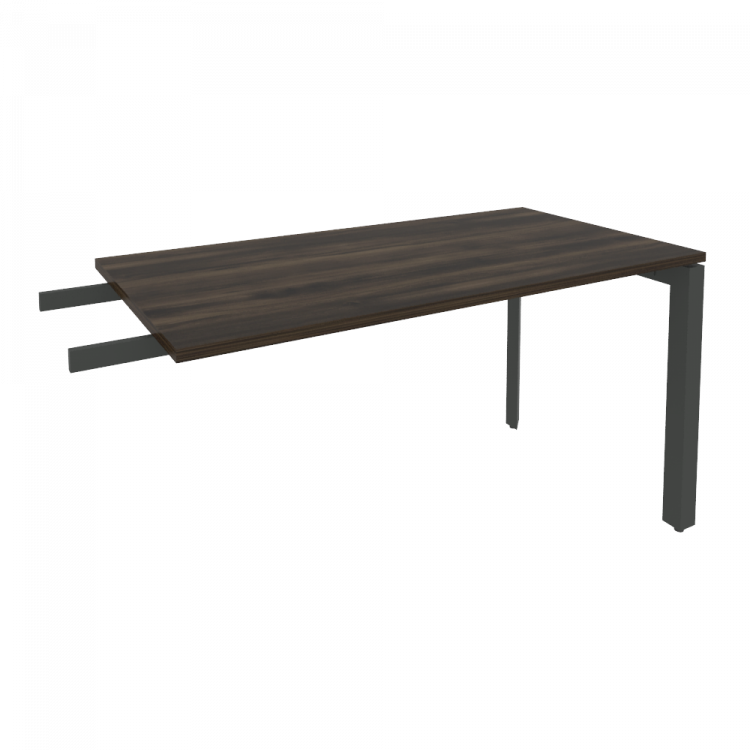 Onix Брифинг-приставка на П-образном м/к O.MP-BR-13 Дуб Мали/Металл Антрацит 1380*720*750