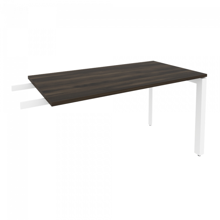 Onix Брифинг-приставка на П-образном м/к O.MP-BR-13 Дуб Мали/Металл Белый 1380*720*750