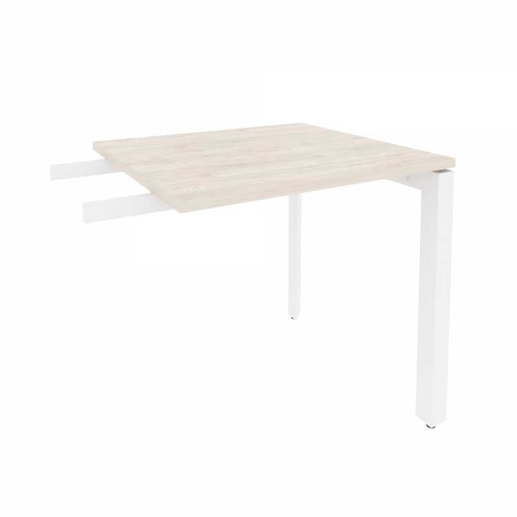 Onix Брифинг-приставка на П-образном м/к O.MP-BR-7 Денвер Светлый/Металл Белый 780*720*750