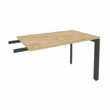 Onix Брифинг-приставка на П-образном м/к O.MP-BR-11 Тиквуд Светлый/Металл Антрацит 1180*720*750