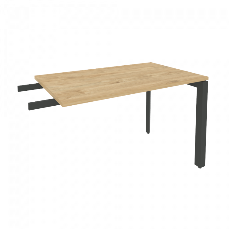 Onix Брифинг-приставка на П-образном м/к O.MP-BR-11 Тиквуд Светлый/Металл Антрацит 1180*720*750