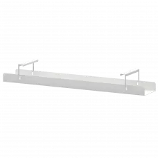 Кабель-канал для двойных бенчей MKZ-0160.Ф Белый 1400x160x110 Смарт