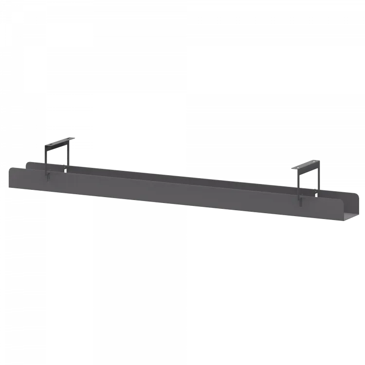 Кабель-канал узкий для стола МК-0160.Ф Антрацит 1400x90x110 Смарт