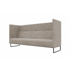 Bronks Диван трехместный BROS-3 Pallada 03/Металл Черный 2100*760*1180