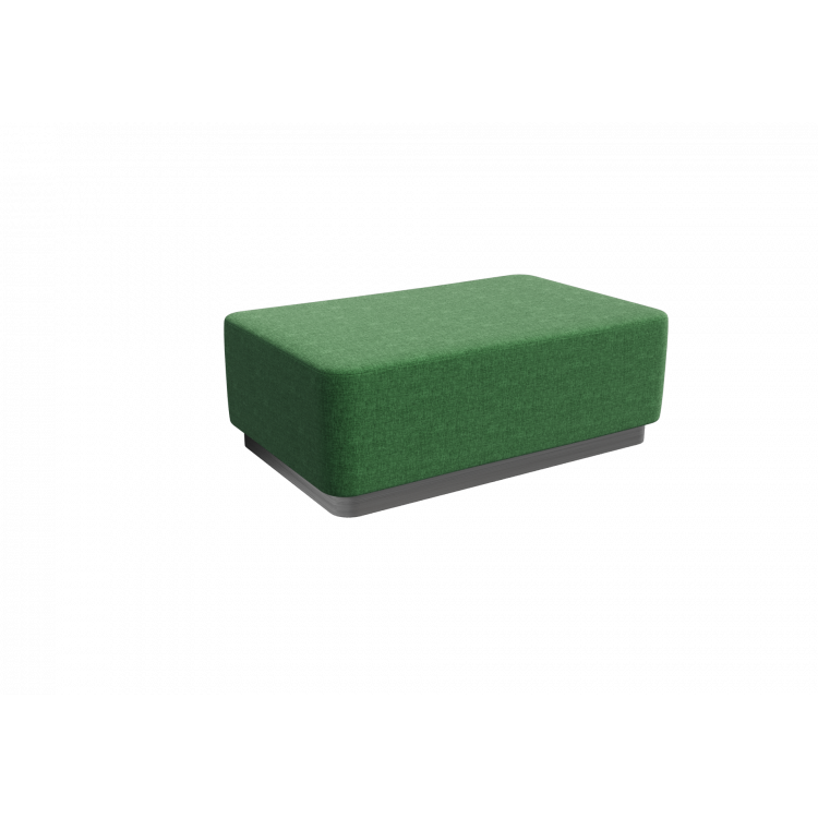 Vermont Пуфик PV-6 Velvet Lux 77/Серебро 1200*800*425