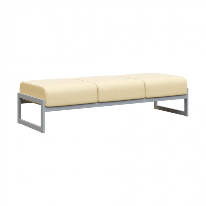 Module Банкетка трехместная MD.В3 Oregon 11/Металл Серый 1855*700*460