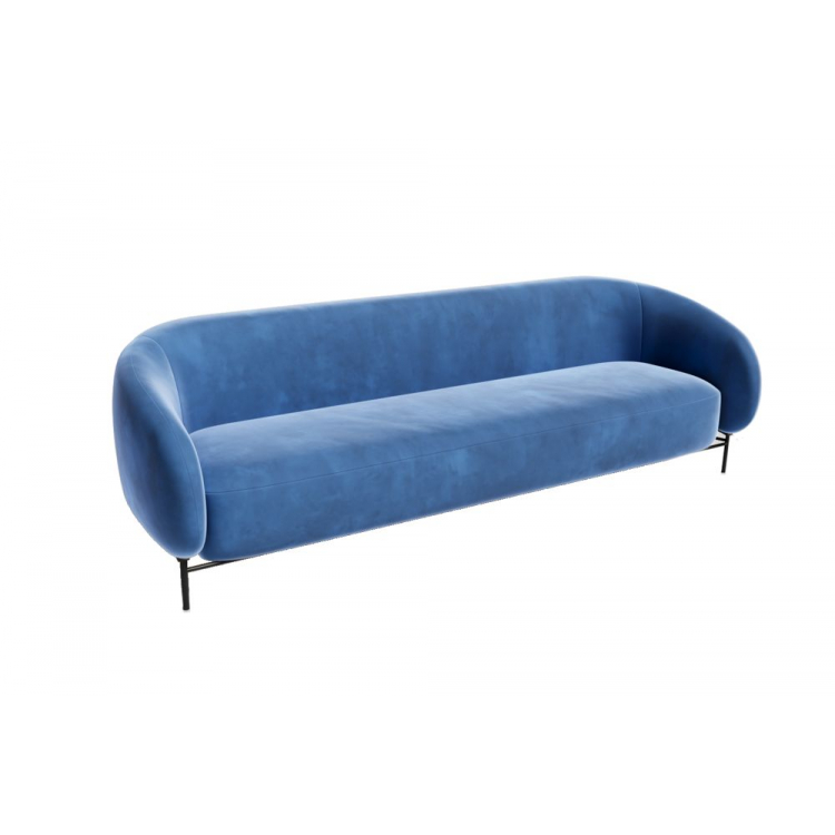 Belt Диван трёхместный BLT-3 Like 785/Металл Черный 2210*850*730