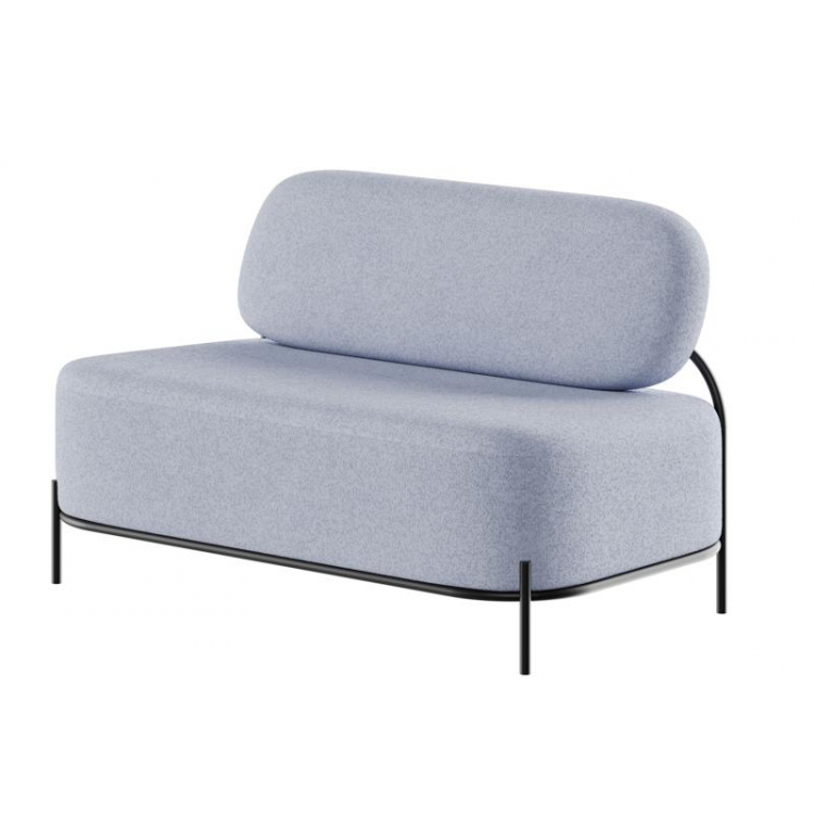 Jive Диван двухместный JVE-2 Clarins 972/Металл Черный 1250*720*770