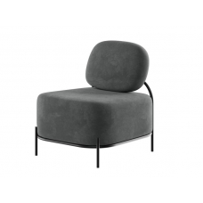 Jive Диван одноместный JVE-1 Velutto 75/Металл Черный 670*720*770