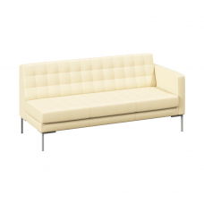 Forest Секция с подлокотником трехместная FR-SP-03 (L) Oregon 11/Металл Серый 1850*800*840