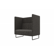 Bronks Диван одноместный BROS-1 Ness 012/Металл Черный 1050*760*1180