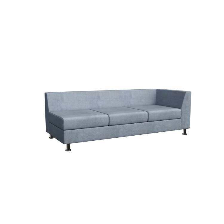 Prime Секция с подлокотником трехместная левая PR.SP-3 (L) Enzo 994 1850х770х720