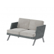 Aldo Диван двухместный ALD-02L Storm 022/Storm 017/Металл Серый 1430*875*890