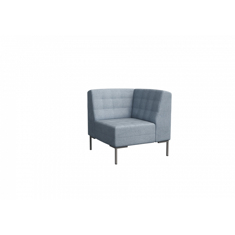 Forest Секция угловая FR-U-01 Enzo 994/Металл Серый 790*790*840