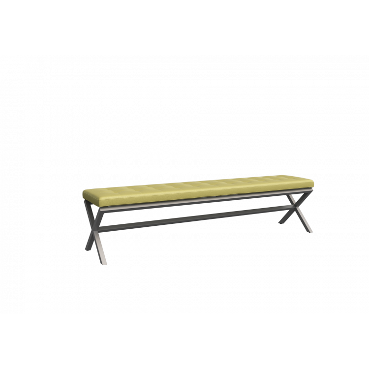 Next Банкетка трехместная NLT.L-3 Korfu 14/Металл Серый 1950*380*480