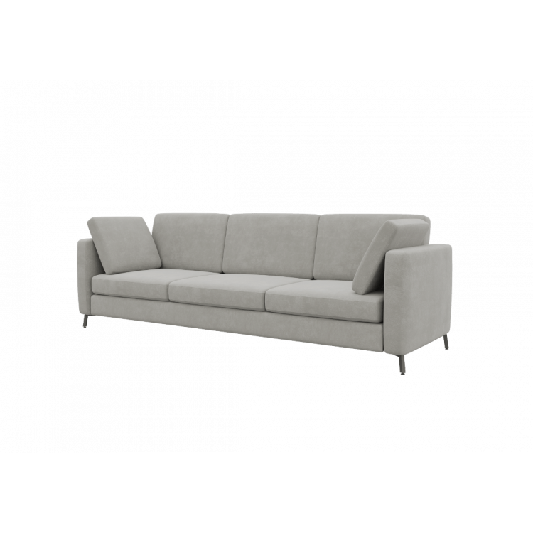 Brasco Диван трехместный BRS-3 Timeless 04/Металл Черный 2450*800*840