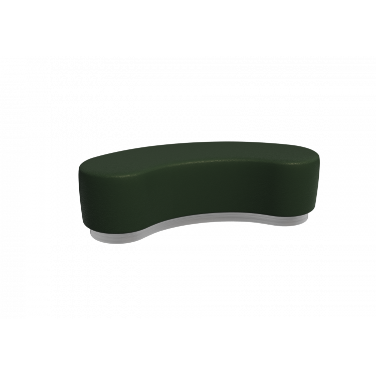 Vermont Пуфик PV-7 Latte Lux 412/Серебро 1500*620*425