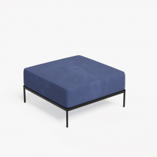 Rio Модуль без спинки РСЕ-03 Velutto 48/Металл Черный 810*810*445