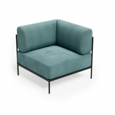 Rio Модуль угловой РСЕ-02 Teddy 310/Металл Черный 810*810*770