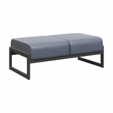 Module Банкетка двухместная MD.B2 Oregon 17/Металл Черный 1255*700*460