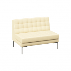 Forest Диван без подлокотников двухместный FR-D-02 Oregon 11/Металл Серый 1180*800*840