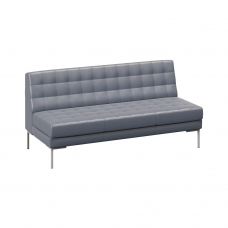 Forest Диван без подлокотников трехместный FR-D-03 Oregon 17/Металл Серый 1760*800*840