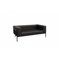 Flex Диван двухместный FLX-2 Santorini 0401/Металл Черный 1750*915*690