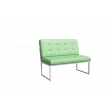 Next Диван двухместный NLT.D-2 Kanzas 20/Металл Белый 1300*663*885