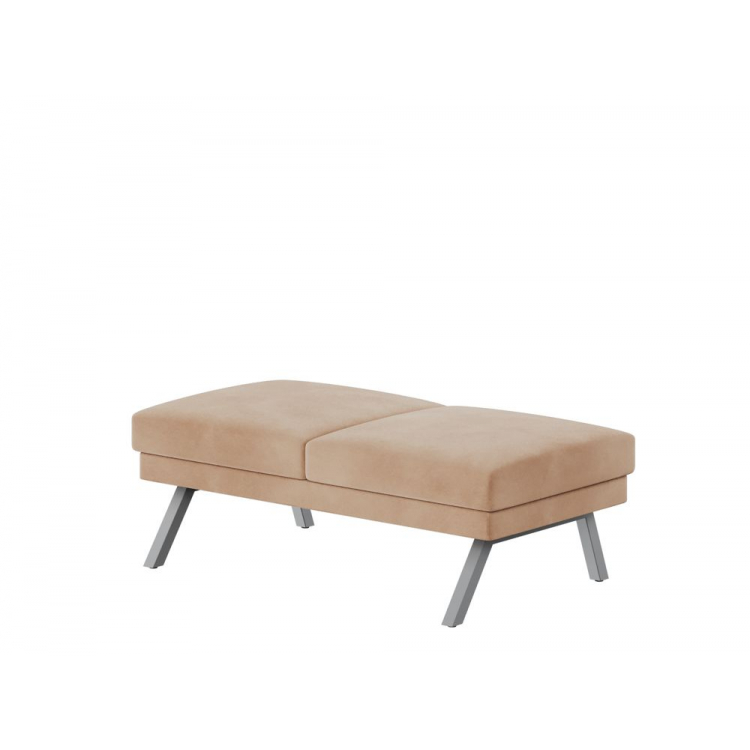 Aldo Банкетка двухместная ALD-04 Timless 020/Металл Серый 1430*680*470