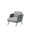 Aldo Кресло ALD-01L Storm 022/Storm 017/Металл Серый 790*875*890