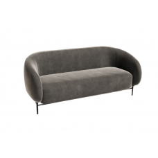 Belt Диван двухместный BLT-2 Velutto 75/Металл Черный 1560*850*730