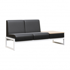 Module Диван двухмест. столик унив. MD.D2-ST2 Oregon 16/Акация Лорка/Металл Белый 1855*700*800