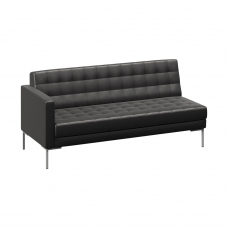 Forest Секция с подлокотником трехместная FR-SP-03 (R) Oregon 16/Металл Серый 1850*800*840