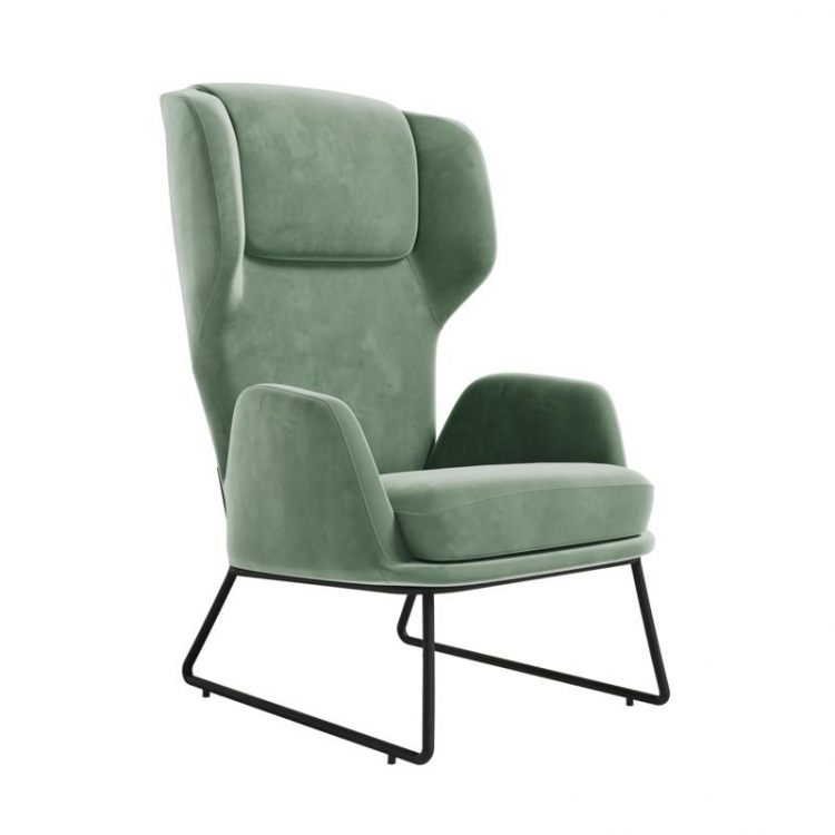 Pronto Кресло PRNT-01 Velutto 70/Металл Черный 680*760*1090