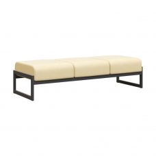 Module Банкетка трехместная MD.В3 Oregon 11/Металл Черный 1855*700*460