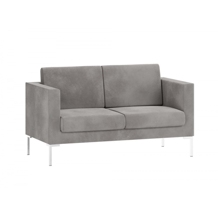 Hans Диван двухместный HNS-02 Teddy 024/Металл Хром 1520*770*820