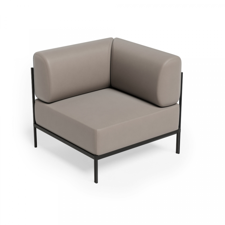 Rio Модуль угловой РСЕ-02 Линкольн 201/Металл Черный 810*810*770