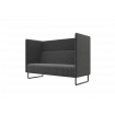 Bronks Диван двухместный BROS-2 Сан 04/Металл Черный 1715*760*1180