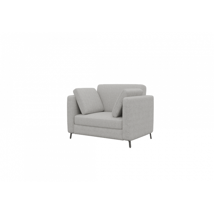 Brasco Диван одноместный BRS-1 Ness 010/Металл Черный 1150*800*840