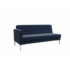 Forest Секция с подлокотником трехместная FR-SP-03 (R) Kardif 028/Металл Серый 1850*800*840