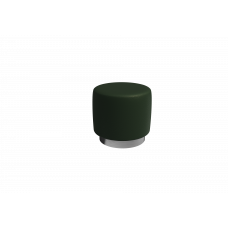 Vermont Пуфик PV-1 Latte Lux 412/Серебро 450*450*425