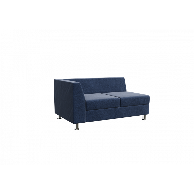 Prime Секция с подлокотником двухместная правая PR.SP-2 (R) Kardif 028 1300х770х720