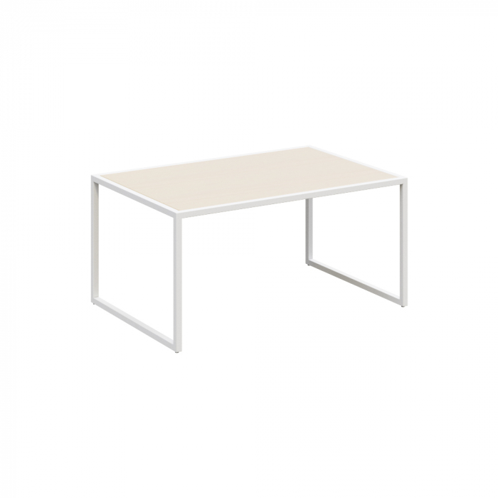 Next Столик большой NLT.SB Акация Лорка/Металл Белый 900*600*430