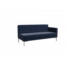 Forest Секция с подлокотником трехместная FR-SP-03 (L) Kardif 028/Металл Серый 1850*800*840