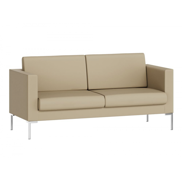 Hans Диван трёхместный HNS-03 Nappa 131/Металл Хром 1820*770*820