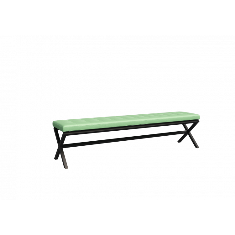 Next Банкетка трехместная NLT.L-3 Kanzas 20/Металл Антрацит 1950*380*480