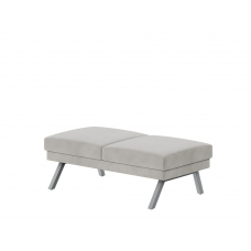 Aldo Банкетка двухместная ALD-04 Storm 022/Металл Серый 1430*680*470