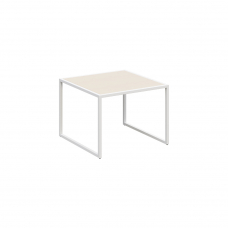Next Столик малый NLT.SM Акация Лорка/Металл Белый 600*600*430
