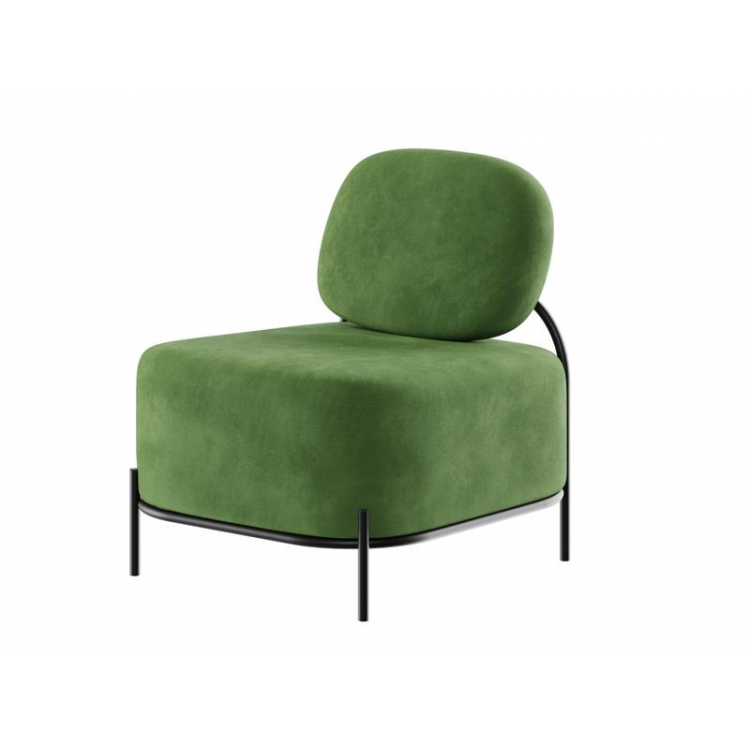 Jive Диван одноместный JVE-1 Teddy 917/Металл Черный 670*720*770